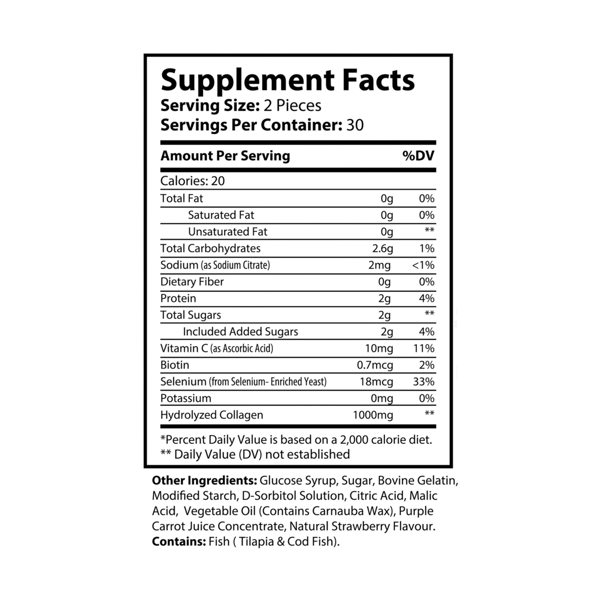 Collagen Gummies: Glass Skin Protocol 1